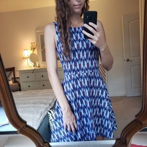 Cute H&M Patterned Skater Dress